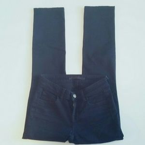 J Brand Black Blue Curvy Fit Cigarette Pants